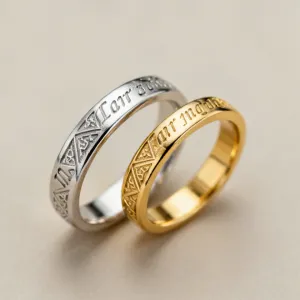 Laser engraved jewelry pieces