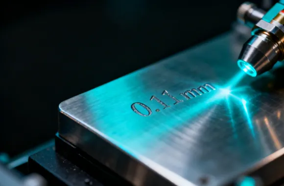 ComMarker 0.01mm precision marking on stainless steel