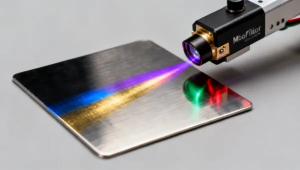 MOPA laser color marking on stainless steel